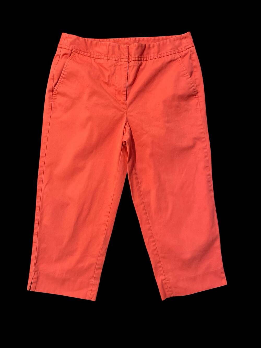 Talbots Coral Pedal Pusher Cropped Pants Size 2